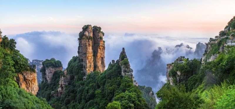 河北白石山景区恢复开放